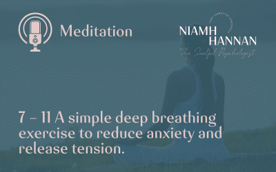 7 – 11 A simple deep breathing exercise to reduce anxiety and release tension.